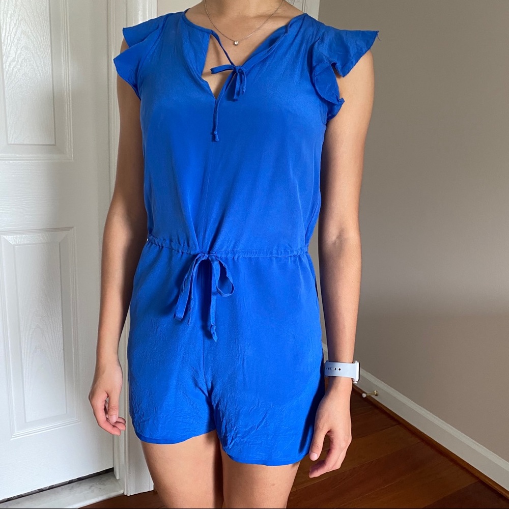 Madewell 100% silk romper